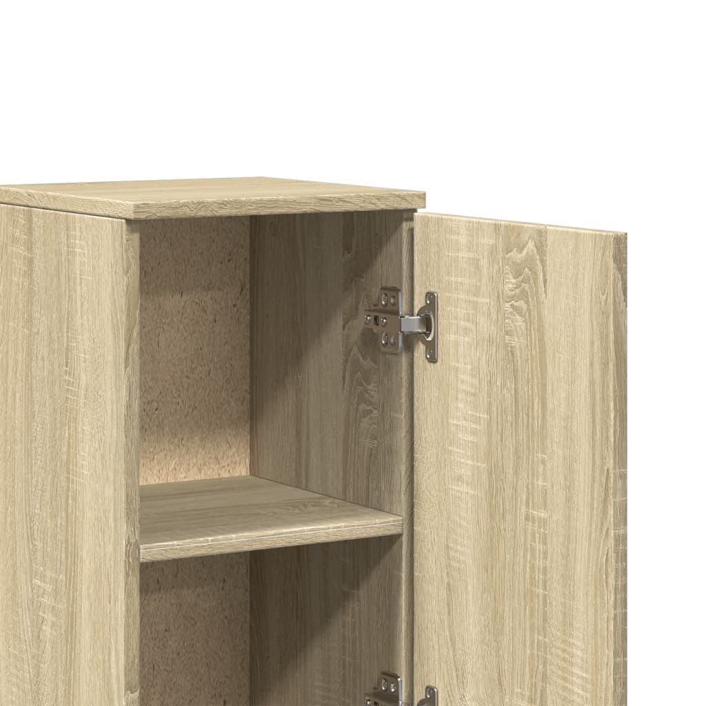 vidaXL Dulap de baie, stejar sonoma, 30x30x190 cm, lemn prelucrat vidaXL Dulap de baie, stejar sonoma, 30x30x190 cm, lemn prelucrat