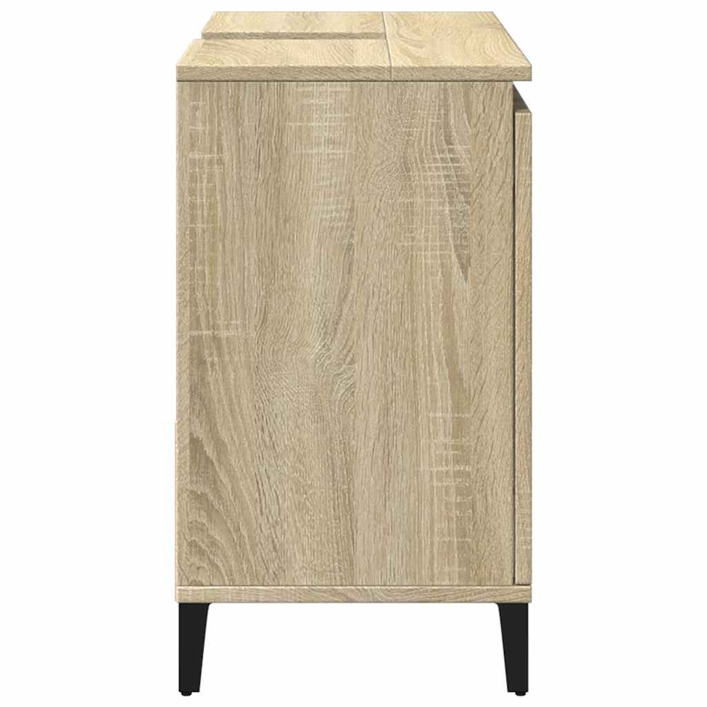 vidaXL Dulap de baie, stejar sonoma, 65x33x60 cm, lemn prelucrat vidaXL Dulap de baie, stejar sonoma, 65x33x60 cm, lemn prelucrat