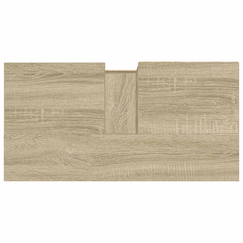 vidaXL Dulap de baie, stejar sonoma, 65x33x60 cm, lemn prelucrat vidaXL Dulap de baie, stejar sonoma, 65x33x60 cm, lemn prelucrat