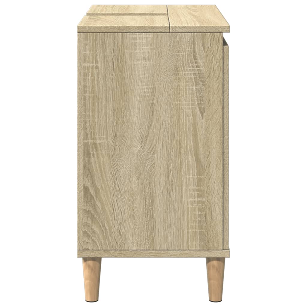 vidaXL Dulap de chiuvetă, stejar sonoma, 58x33x60 cm, lemn prelucrat vidaXL Dulap de chiuvetă, stejar sonoma, 58x33x60 cm, lemn prelucrat