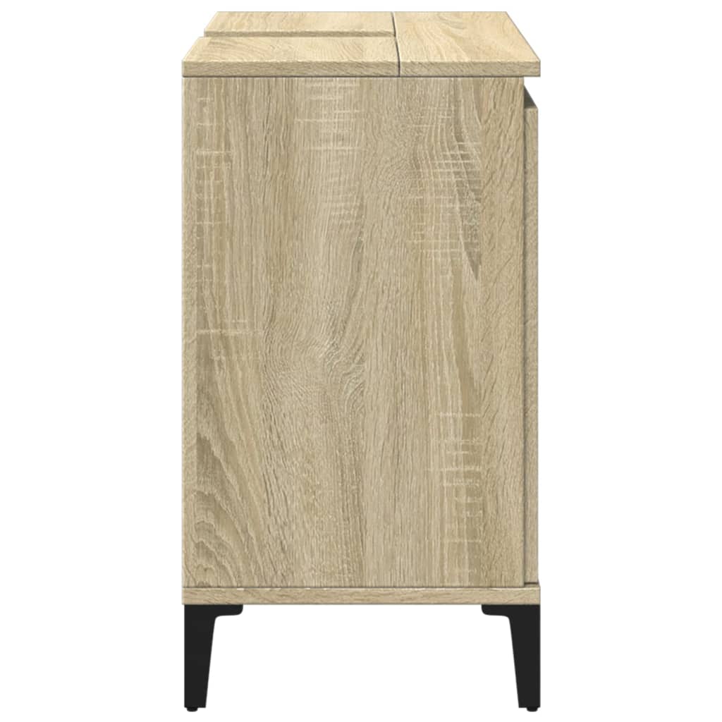 vidaXL Dulap de chiuvetă, stejar sonoma, 58x33x60 cm, lemn prelucrat vidaXL Dulap de chiuvetă, stejar sonoma, 58x33x60 cm, lemn prelucrat