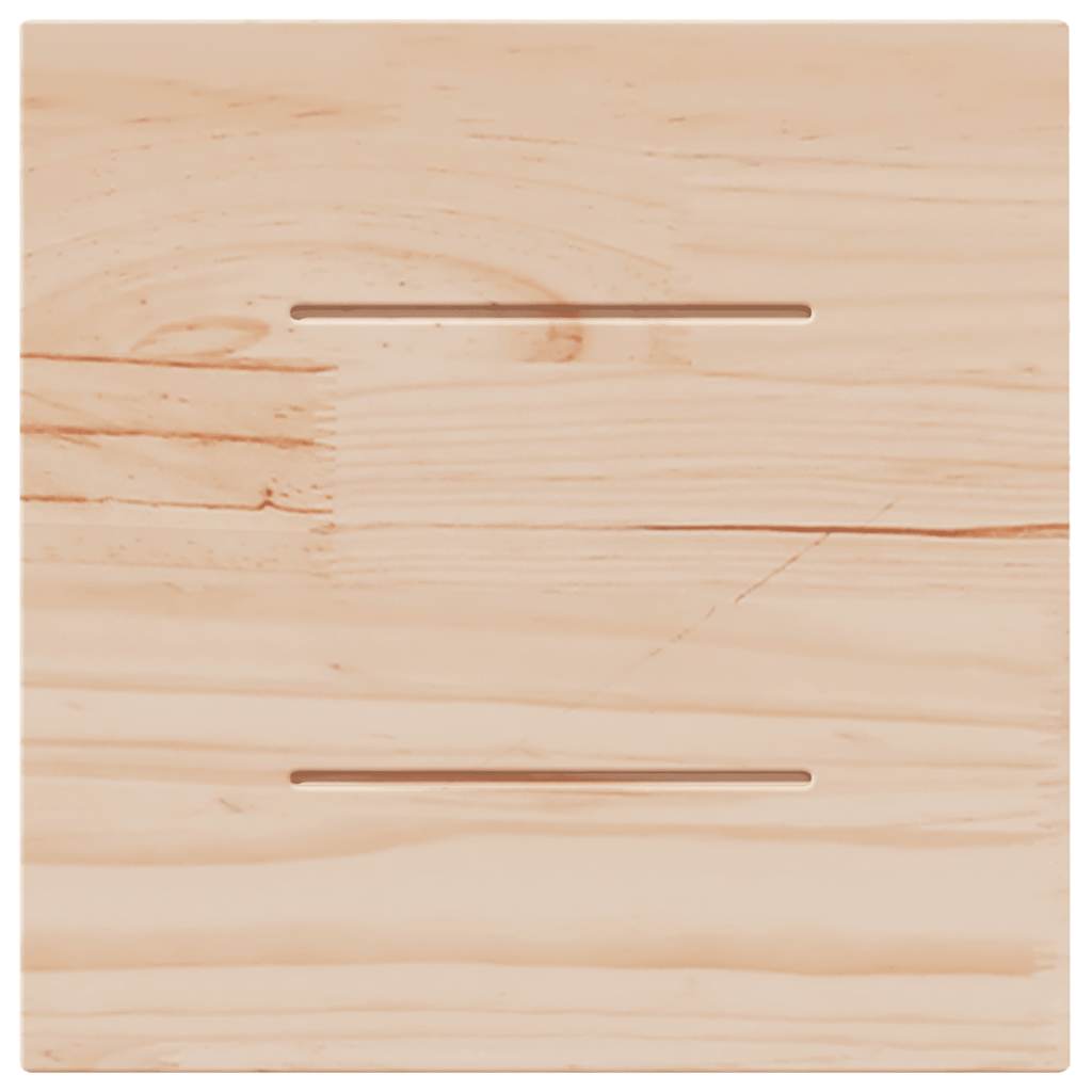 vidaXL Blat de masă pătrat, 40x40x1,7 cm, lemn masiv de pin vidaXL Blat de masă pătrat, 40x40x1,7 cm, lemn masiv de pin