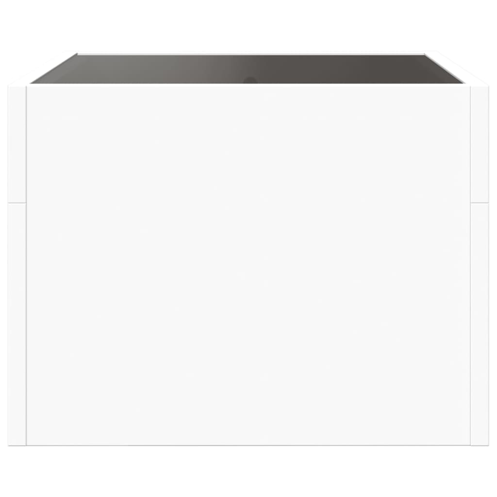 vidaXL Măsuță de cafea cu LED infinity, alb, 40x40x30 cm vidaXL Măsuță de cafea cu LED infinity, alb, 40x40x30 cm