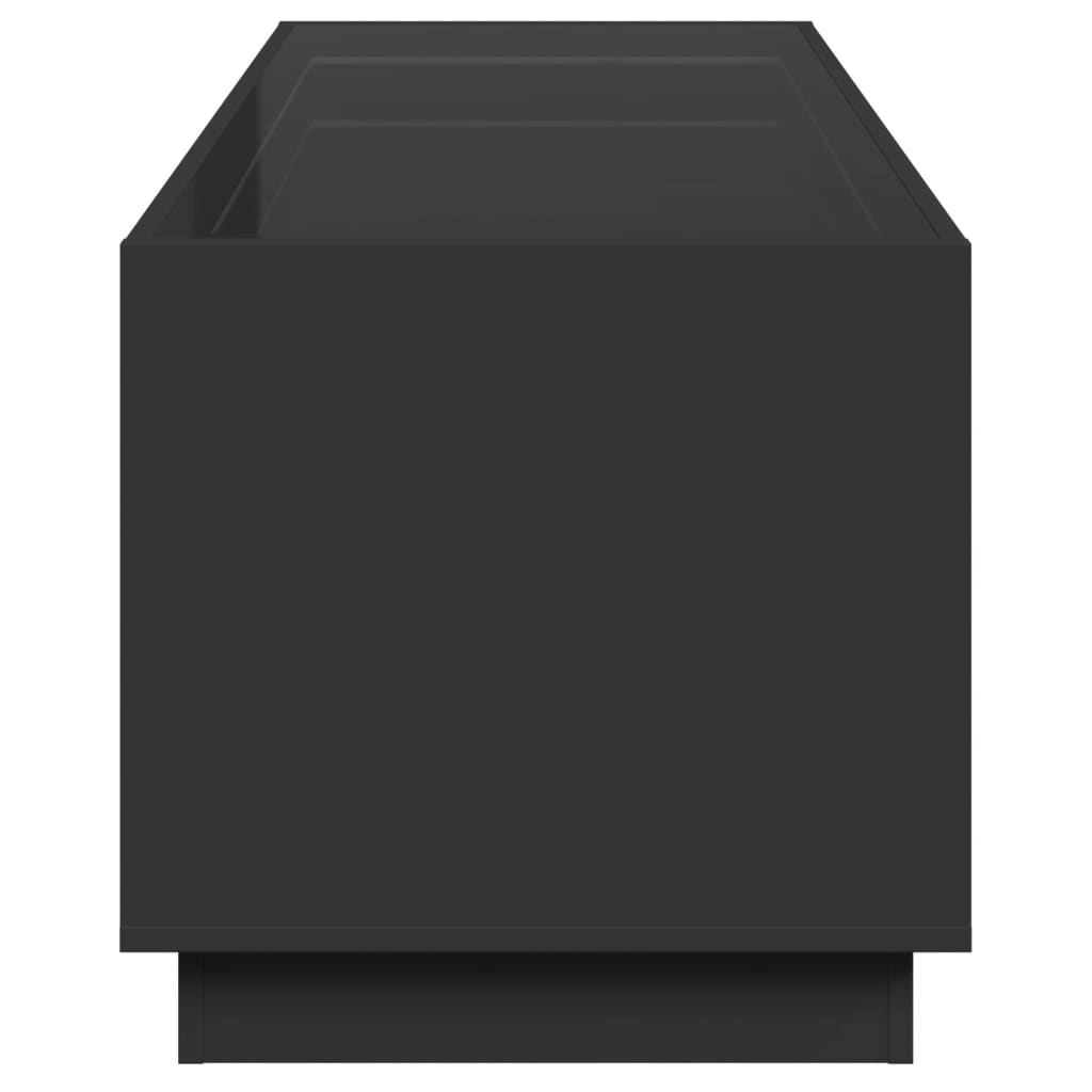 vidaXL Măsuță de cafea cu LED infinity, negru, 90x50x50 cm vidaXL Măsuță de cafea cu LED infinity, negru, 90x50x50 cm