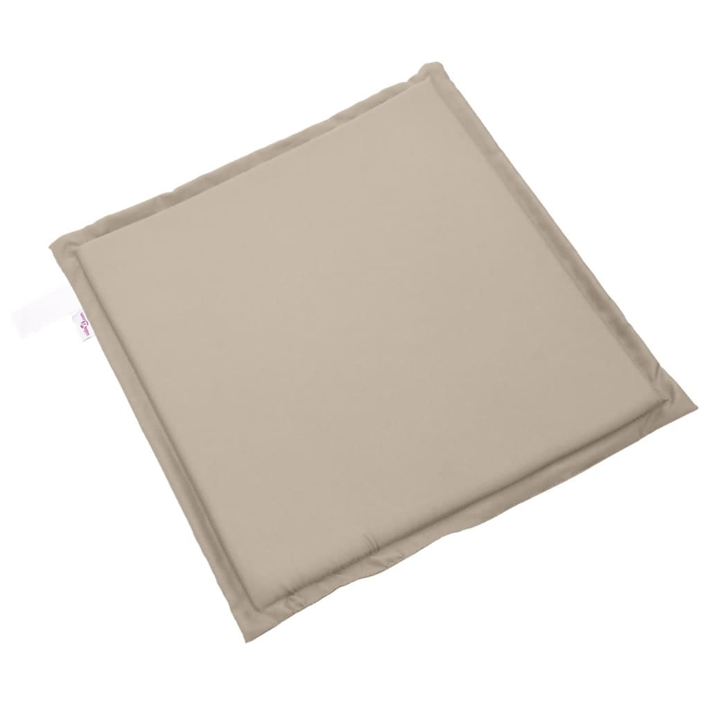 vidaXL Pernă scaun de grădină, 2 buc., taupe, 45x45x2 cm, pătrat vidaXL Pernă scaun de grădină, 2 buc., taupe, 45x45x2 cm, pătrat