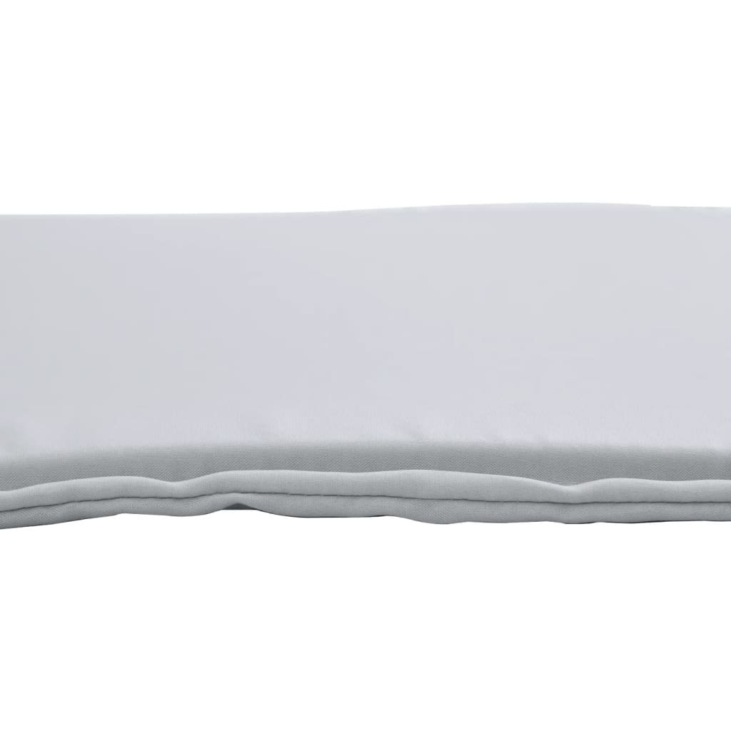 vidaXL Pernă scaun de grădină, 2 buc., gri deschis, 45x45x2 cm, pătrat