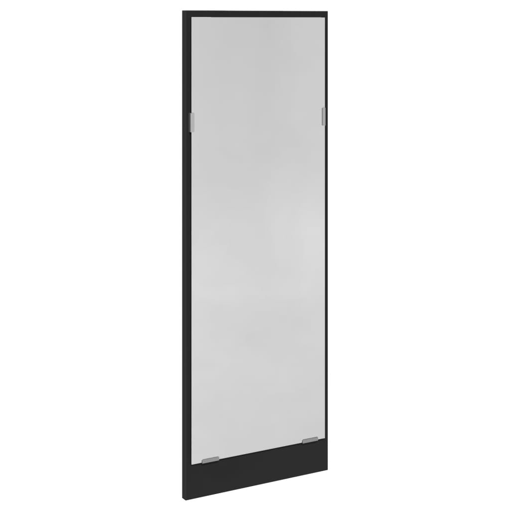 vidaXL Set de mobilier pentru hol, 4 piese, negru, lemn prelucrat
