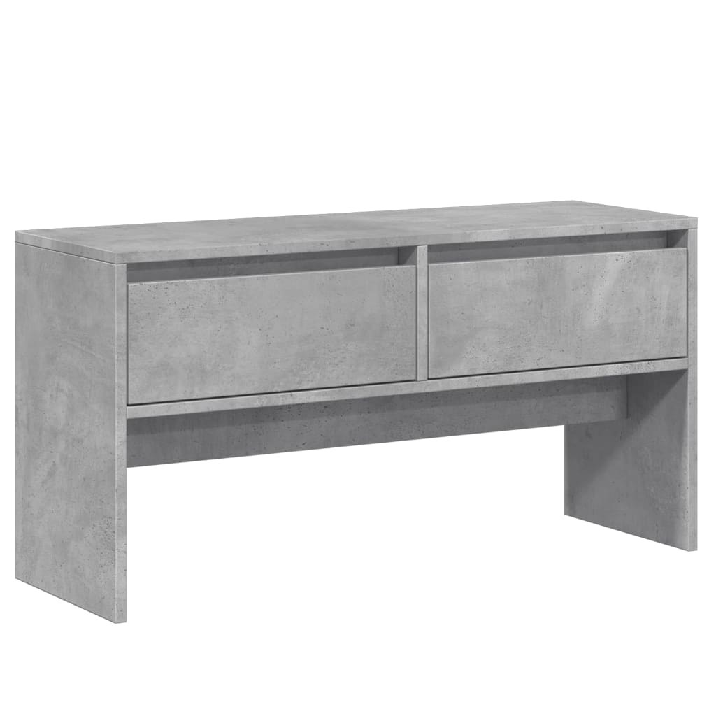 vidaXL Set de mobilier pentru hol, 4 piese, gri beton, lemn prelucrat