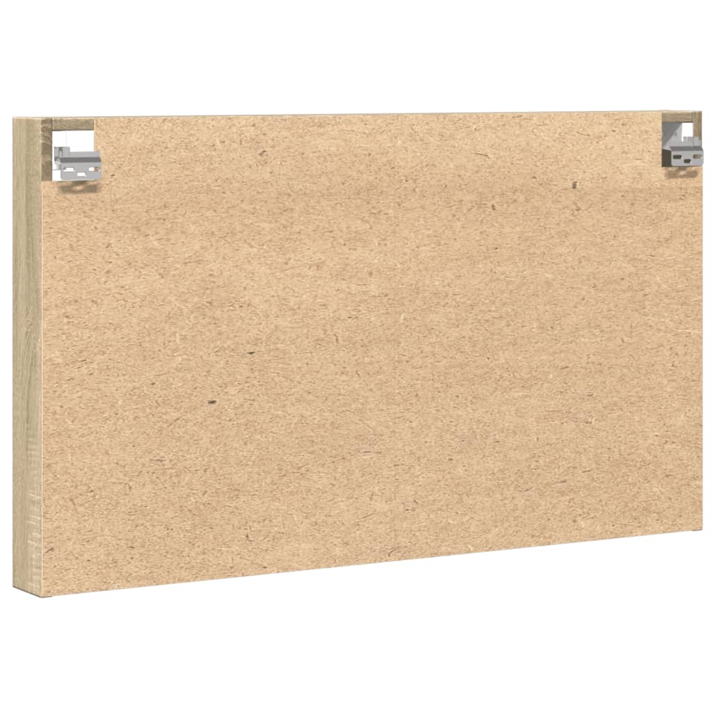 vidaXL Dulap cu vitrină, stejar sonoma, 100x8,5x58 cm, lemn prelucrat vidaXL Dulap cu vitrină, stejar sonoma, 100x8,5x58 cm, lemn prelucrat