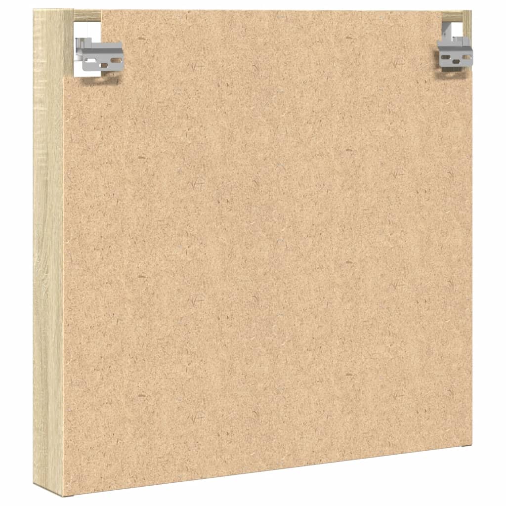vidaXL Dulap cu vitrină, stejar sonoma, 60x8,5x58 cm, lemn prelucrat vidaXL Dulap cu vitrină, stejar sonoma, 60x8,5x58 cm, lemn prelucrat