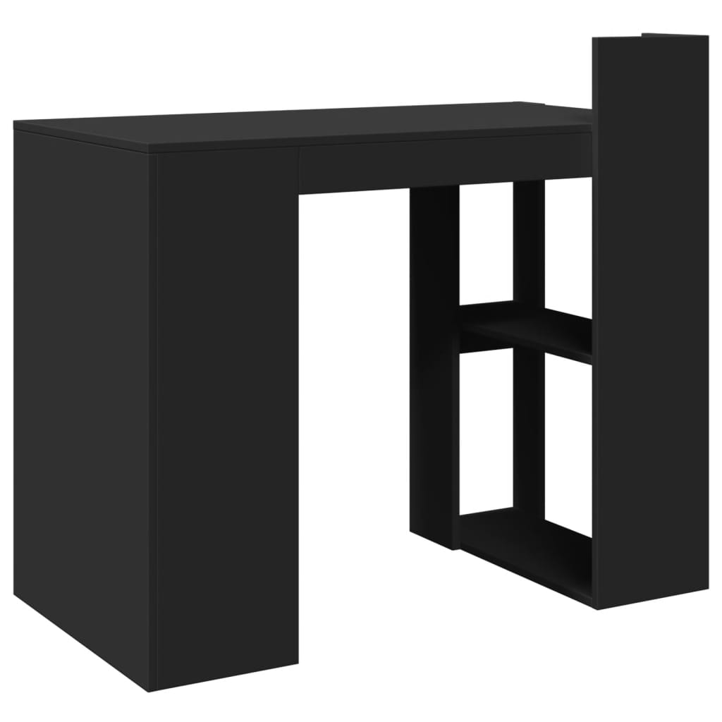 vidaXL Birou, negru, 103,5x56,5x94 cm, lemn prelucrat vidaXL Birou, negru, 103,5x56,5x94 cm, lemn prelucrat