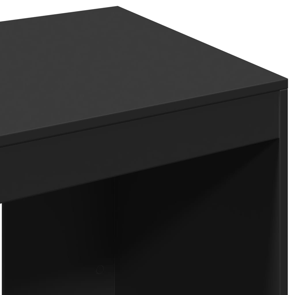 vidaXL Birou, negru, 103,5x56,5x94 cm, lemn prelucrat vidaXL Birou, negru, 103,5x56,5x94 cm, lemn prelucrat