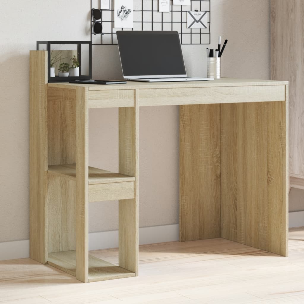 vidaXL Birou, stejar sonoma, 103,5x56,5x94 cm, lemn prelucrat vidaXL Birou, stejar sonoma, 103,5x56,5x94 cm, lemn prelucrat