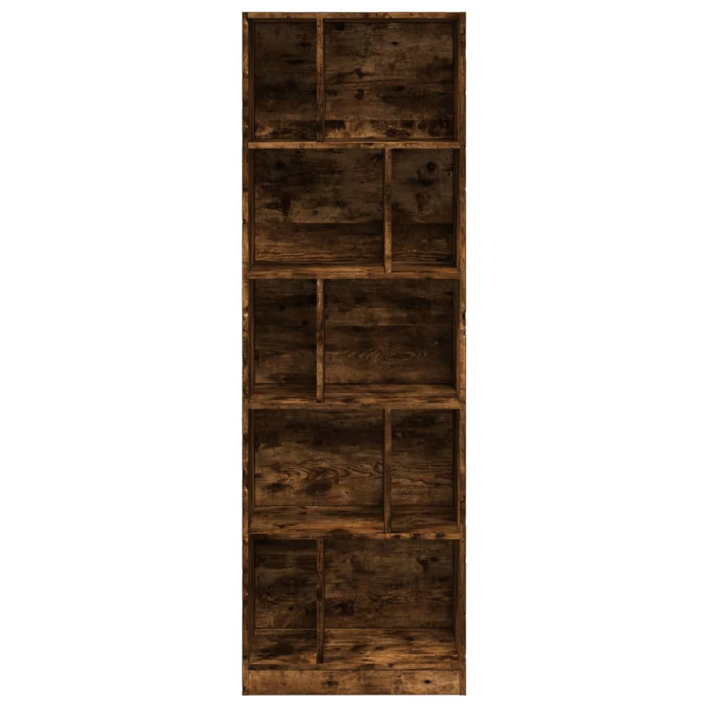 vidaXL Bibliotecă, stejar fumuriu, 57x28,5x174 cm, lemn prelucrat vidaXL Bibliotecă, stejar fumuriu, 57x28,5x174 cm, lemn prelucrat