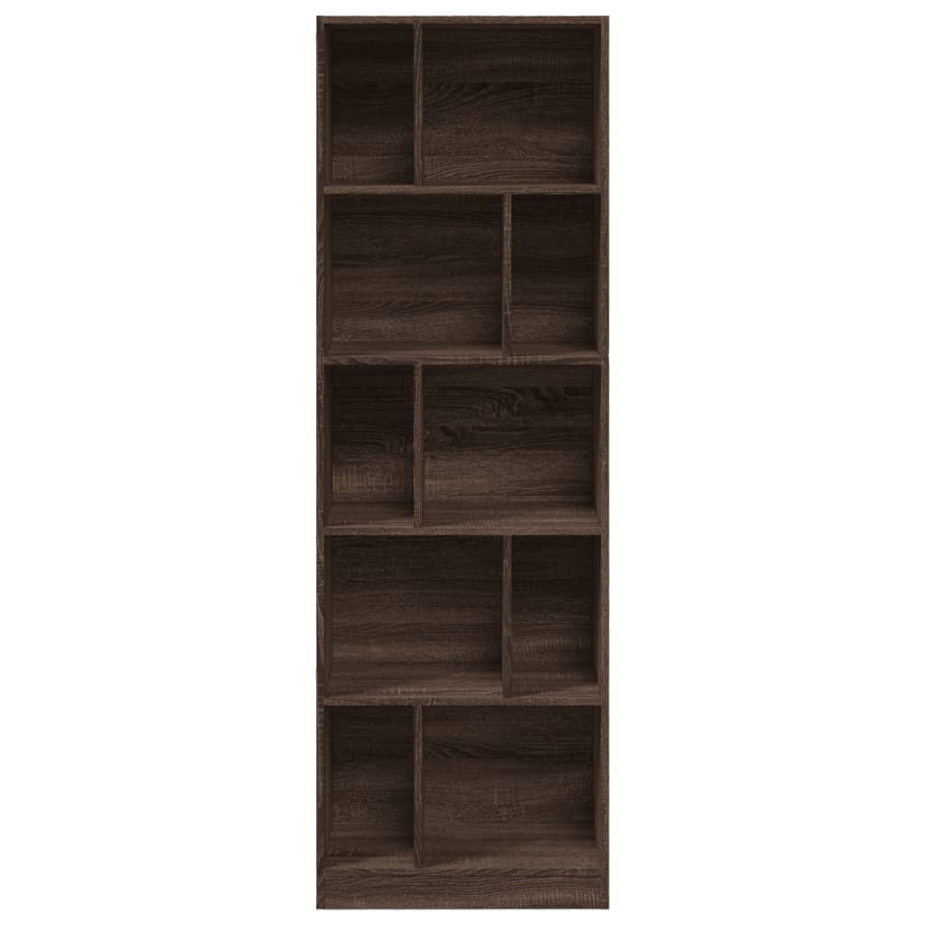 vidaXL Bibliotecă, stejar maro, 57x28,5x174 cm, lemn prelucrat vidaXL Bibliotecă, stejar maro, 57x28,5x174 cm, lemn prelucrat