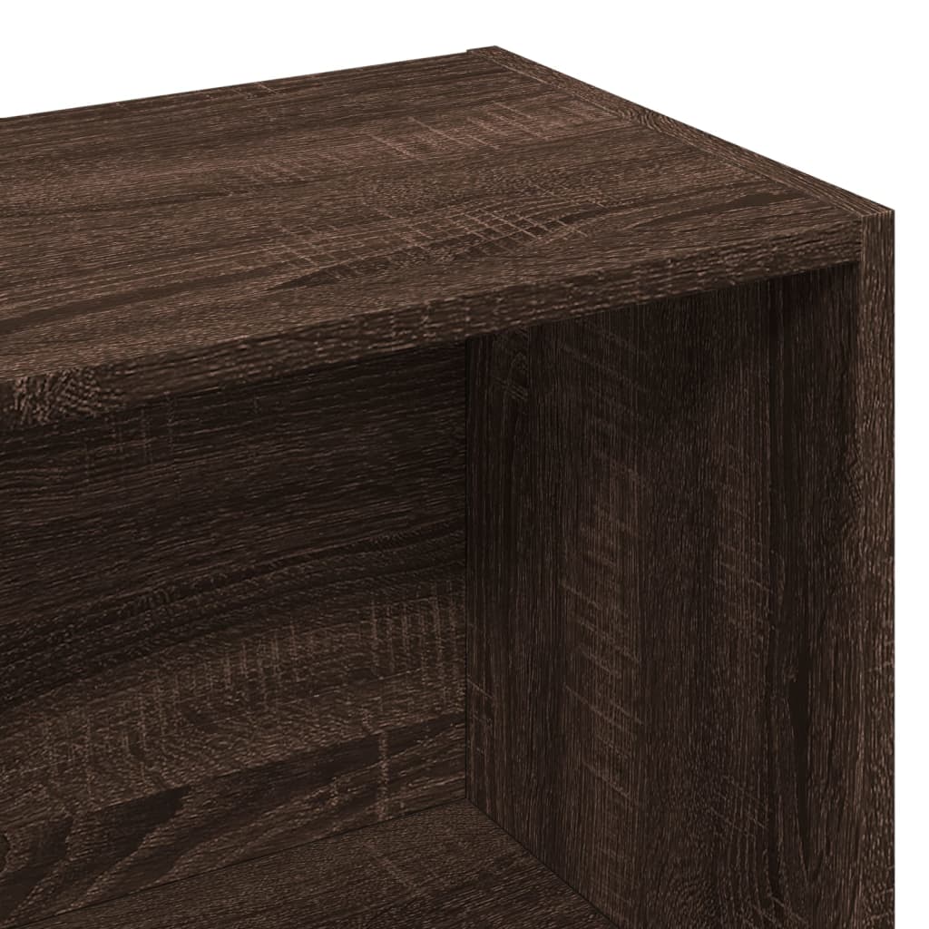 vidaXL Bibliotecă, stejar maro, 57x28,5x174 cm, lemn prelucrat vidaXL Bibliotecă, stejar maro, 57x28,5x174 cm, lemn prelucrat