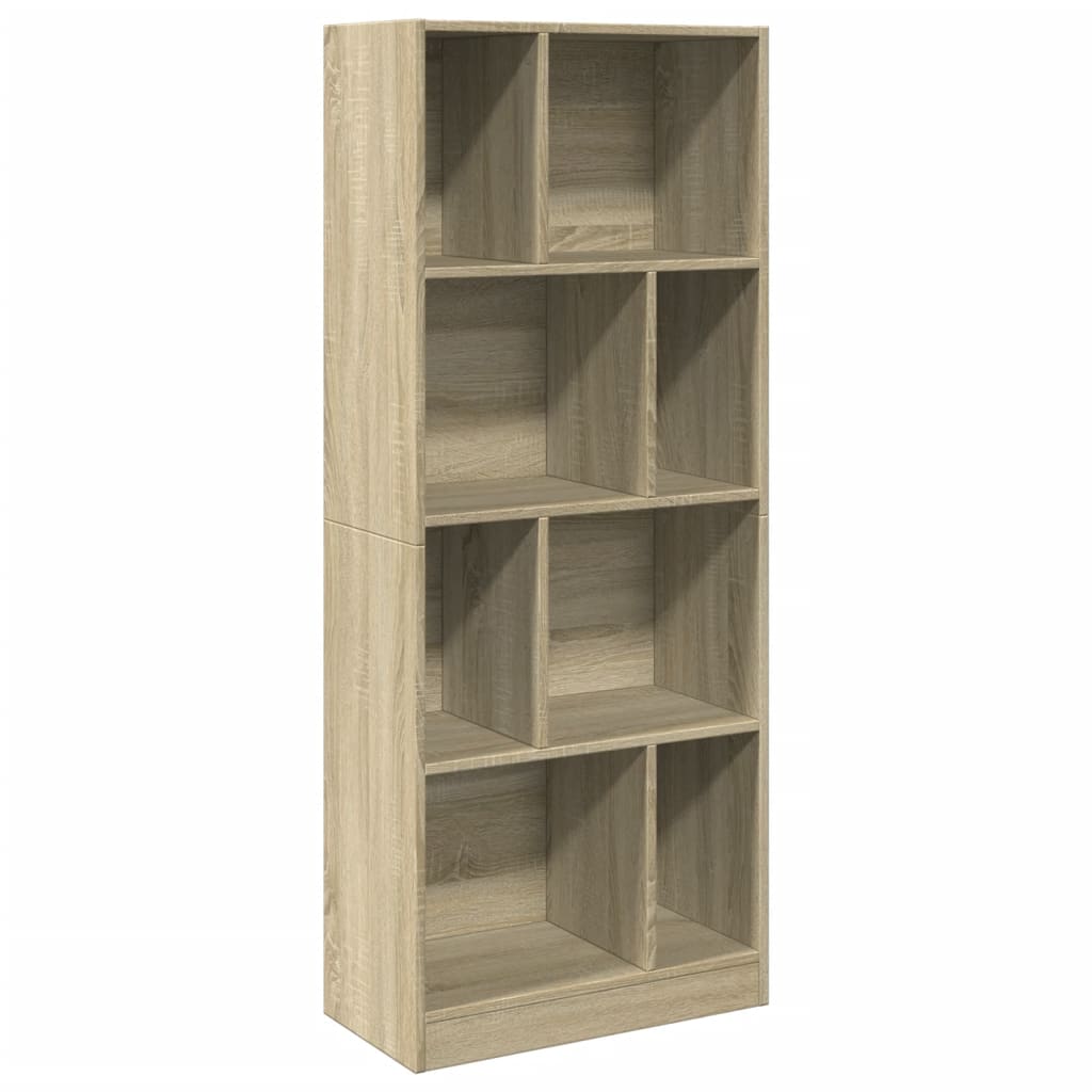 vidaXL Bibliotecă, stejar sonoma, 57x28,5x141 cm, lemn prelucrat vidaXL Bibliotecă, stejar sonoma, 57x28,5x141 cm, lemn prelucrat