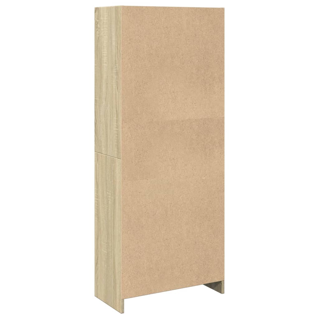 vidaXL Bibliotecă, stejar sonoma, 57x28,5x141 cm, lemn prelucrat vidaXL Bibliotecă, stejar sonoma, 57x28,5x141 cm, lemn prelucrat