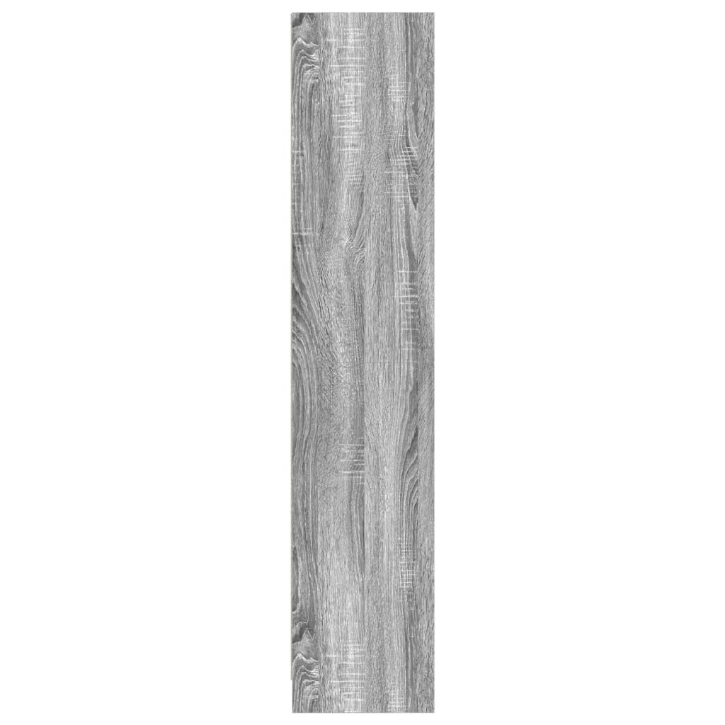 vidaXL Bibliotecă, gri sonoma, 57x28,5x141 cm, lemn prelucrat vidaXL Bibliotecă, gri sonoma, 57x28,5x141 cm, lemn prelucrat