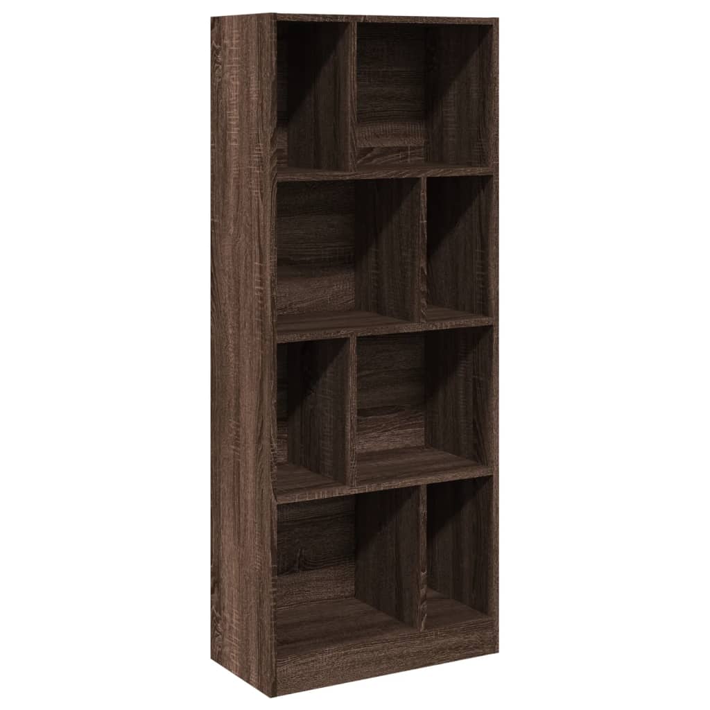 vidaXL Bibliotecă, stejar maro, 57x28,5x141 cm, lemn prelucrat vidaXL Bibliotecă, stejar maro, 57x28,5x141 cm, lemn prelucrat