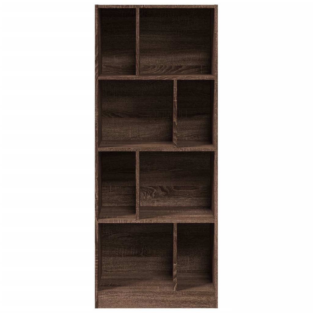 vidaXL Bibliotecă, stejar maro, 57x28,5x141 cm, lemn prelucrat vidaXL Bibliotecă, stejar maro, 57x28,5x141 cm, lemn prelucrat
