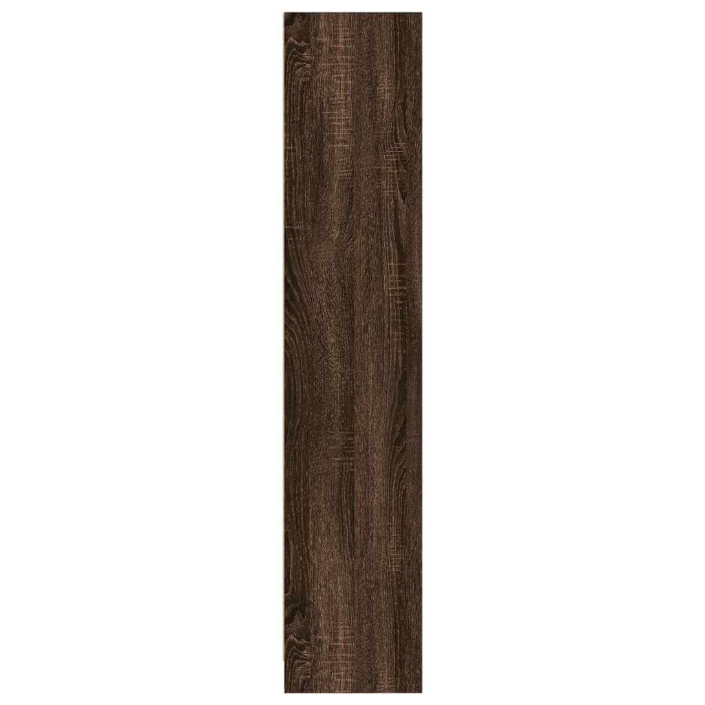 vidaXL Bibliotecă, stejar maro, 57x28,5x141 cm, lemn prelucrat vidaXL Bibliotecă, stejar maro, 57x28,5x141 cm, lemn prelucrat