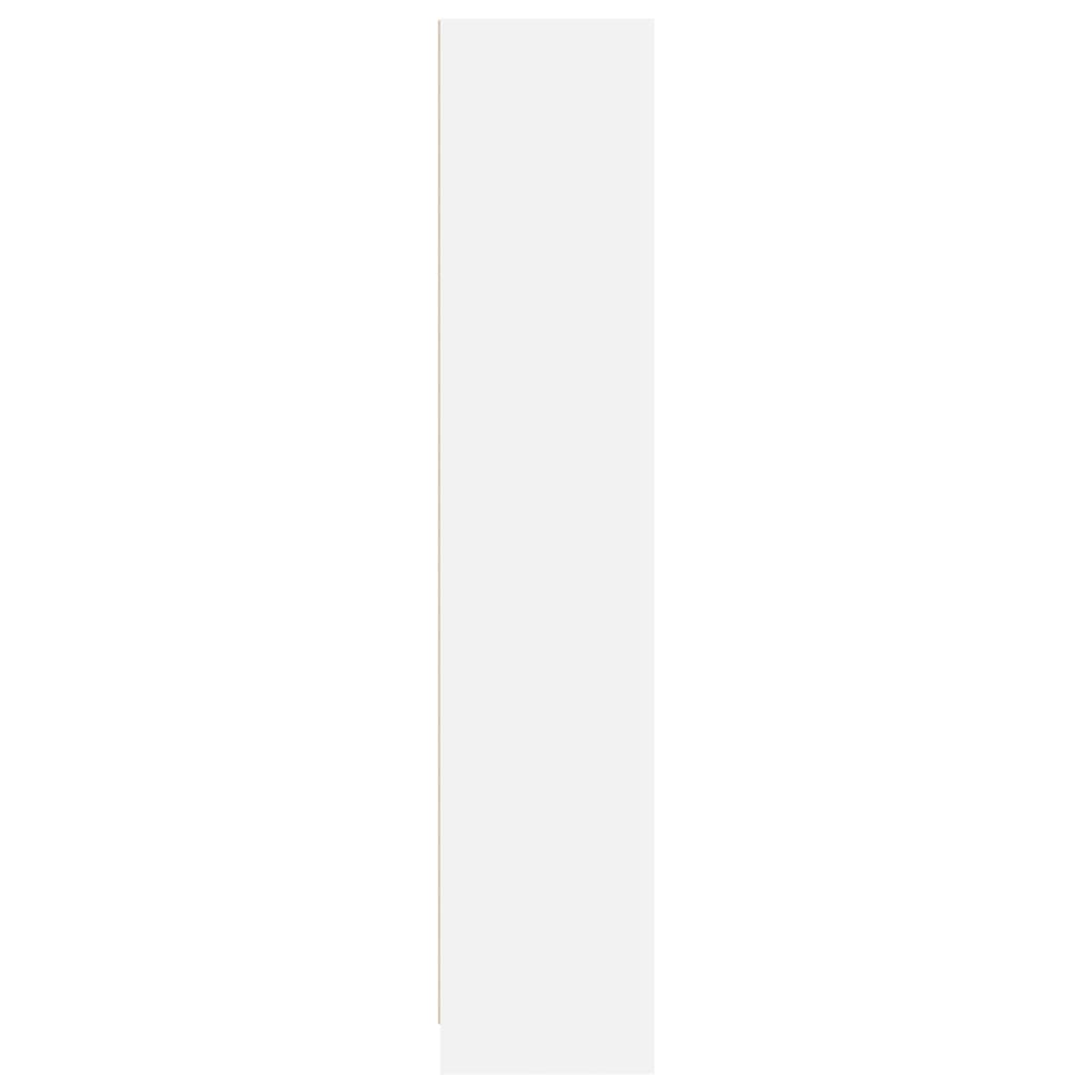 vidaXL Bibliotecă, alb, 57x28,5x107,5 cm, lemn prelucrat vidaXL Bibliotecă, alb, 57x28,5x107,5 cm, lemn prelucrat
