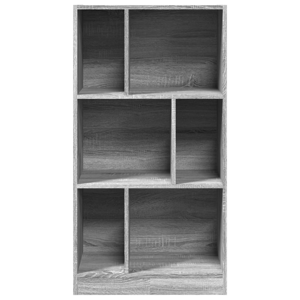 vidaXL Bibliotecă, gri sonoma, 57x28,5x107,5 cm, lemn prelucrat vidaXL Bibliotecă, gri sonoma, 57x28,5x107,5 cm, lemn prelucrat
