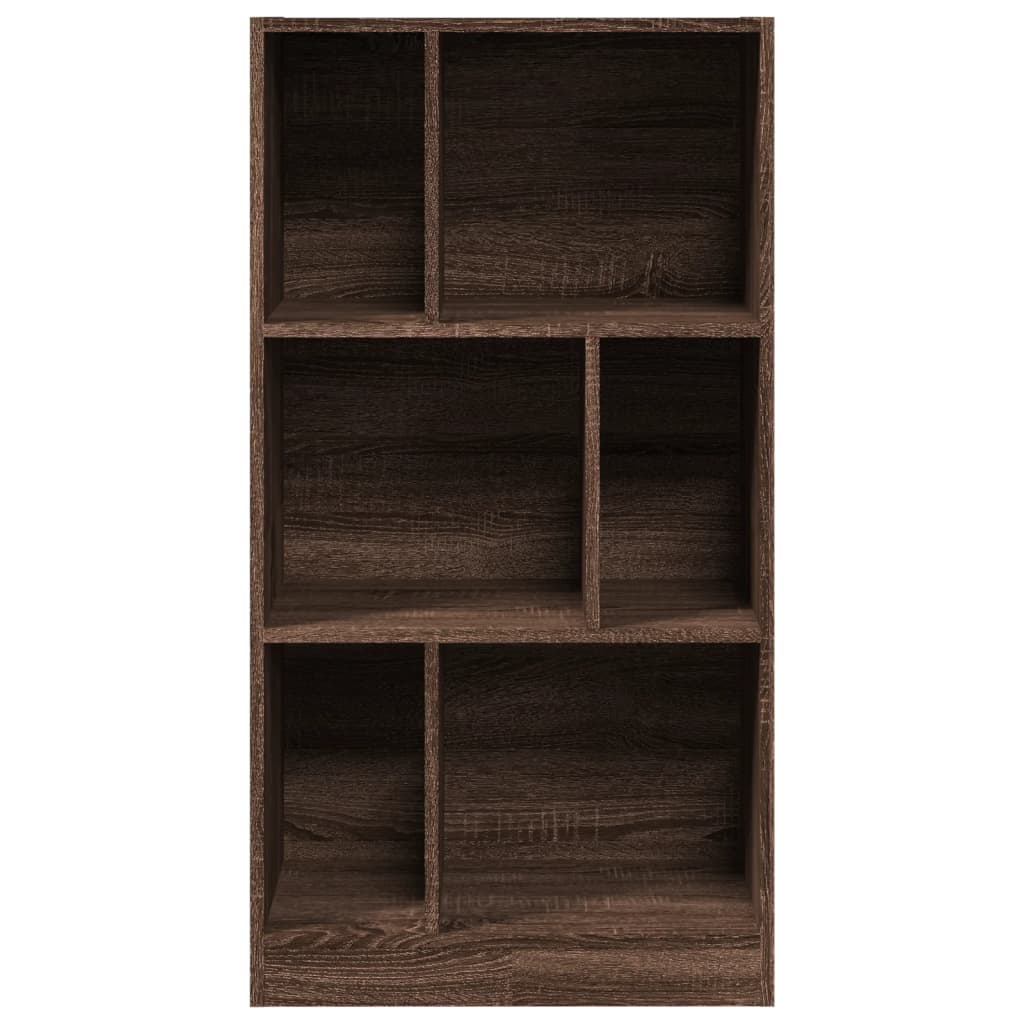 vidaXL Bibliotecă, stejar maro, 57x28,5x107,5 cm, lemn prelucrat vidaXL Bibliotecă, stejar maro, 57x28,5x107,5 cm, lemn prelucrat