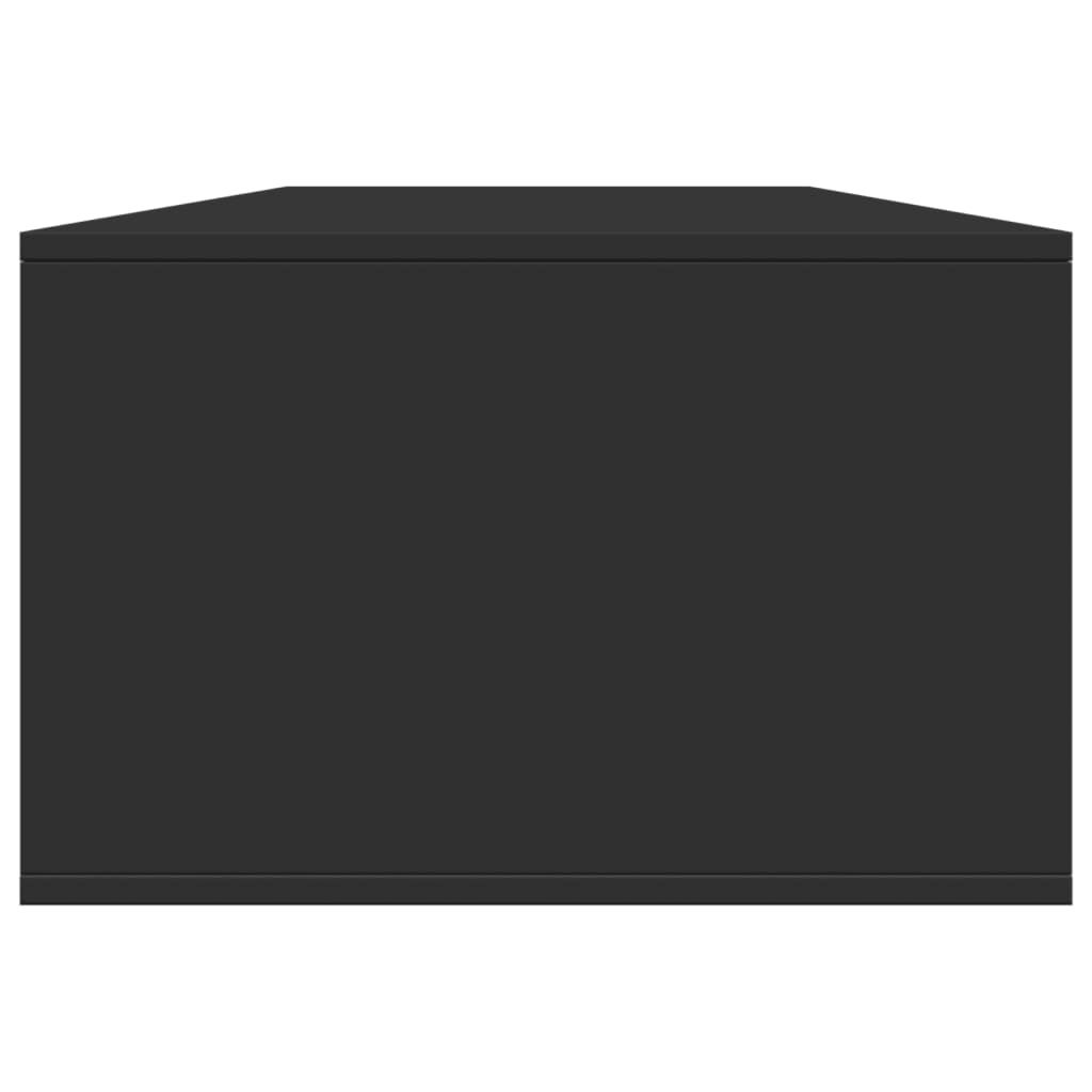 vidaXL Măsuță de cafea, negru, 102x55x35 cm, lemn prelucrat vidaXL Măsuță de cafea, negru, 102x55x35 cm, lemn prelucrat
