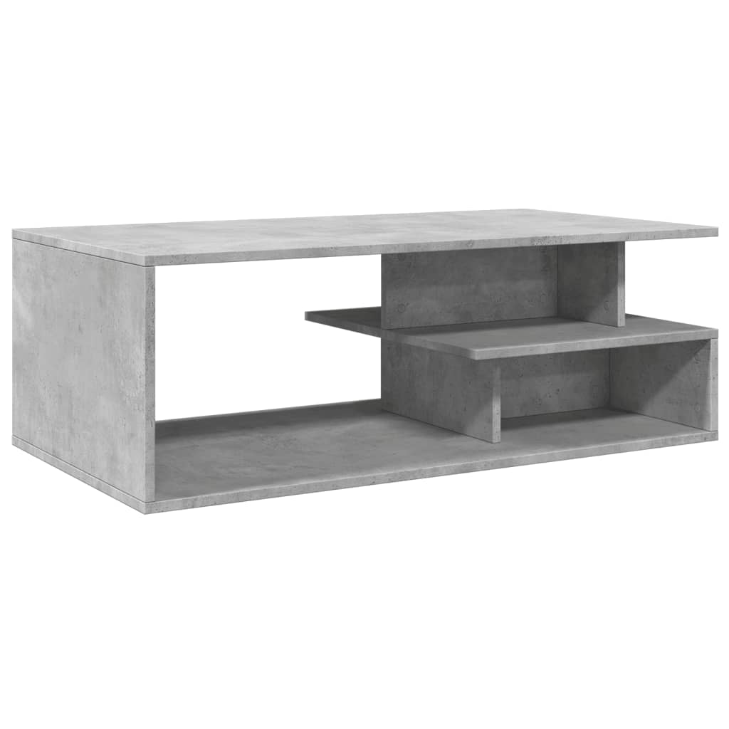 vidaXL Măsuță de cafea, gri beton, 102x55x35 cm, lemn prelucrat vidaXL Măsuță de cafea, gri beton, 102x55x35 cm, lemn prelucrat