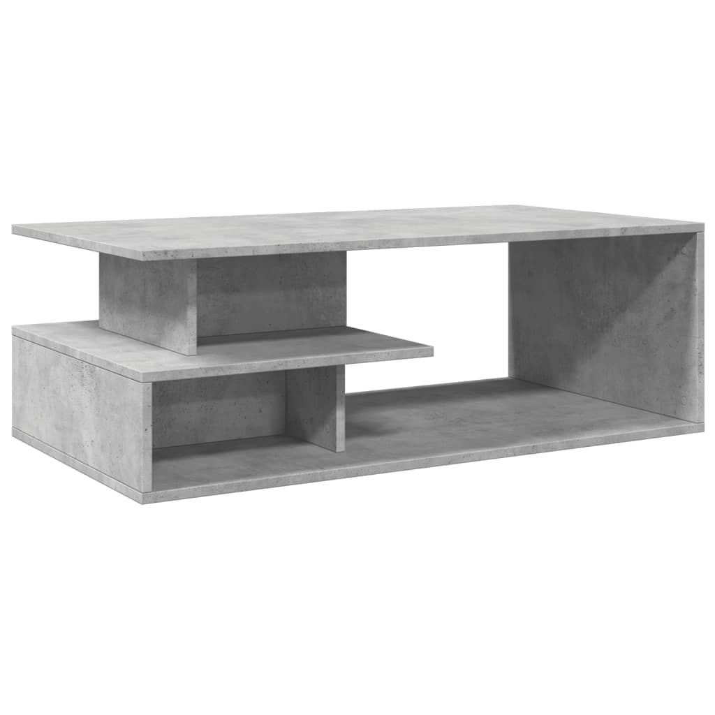 vidaXL Măsuță de cafea, gri beton, 102x55x35 cm, lemn prelucrat vidaXL Măsuță de cafea, gri beton, 102x55x35 cm, lemn prelucrat