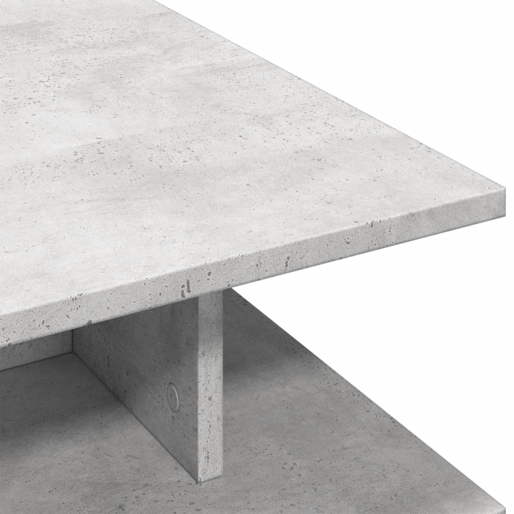 vidaXL Măsuță de cafea, gri beton, 102x55x35 cm, lemn prelucrat vidaXL Măsuță de cafea, gri beton, 102x55x35 cm, lemn prelucrat