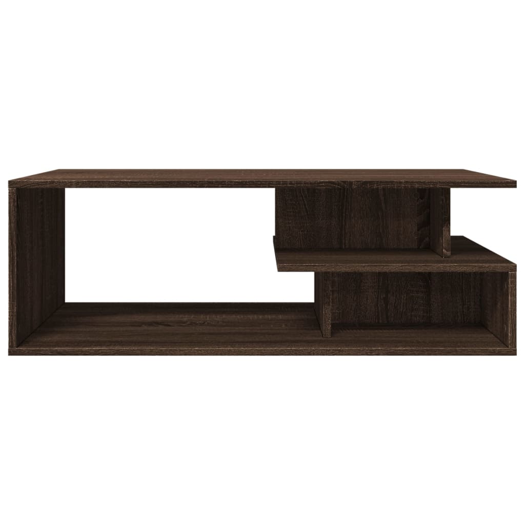 vidaXL Măsuță de cafea, stejar maro, 102x55x35 cm, lemn prelucrat vidaXL Măsuță de cafea, stejar maro, 102x55x35 cm, lemn prelucrat