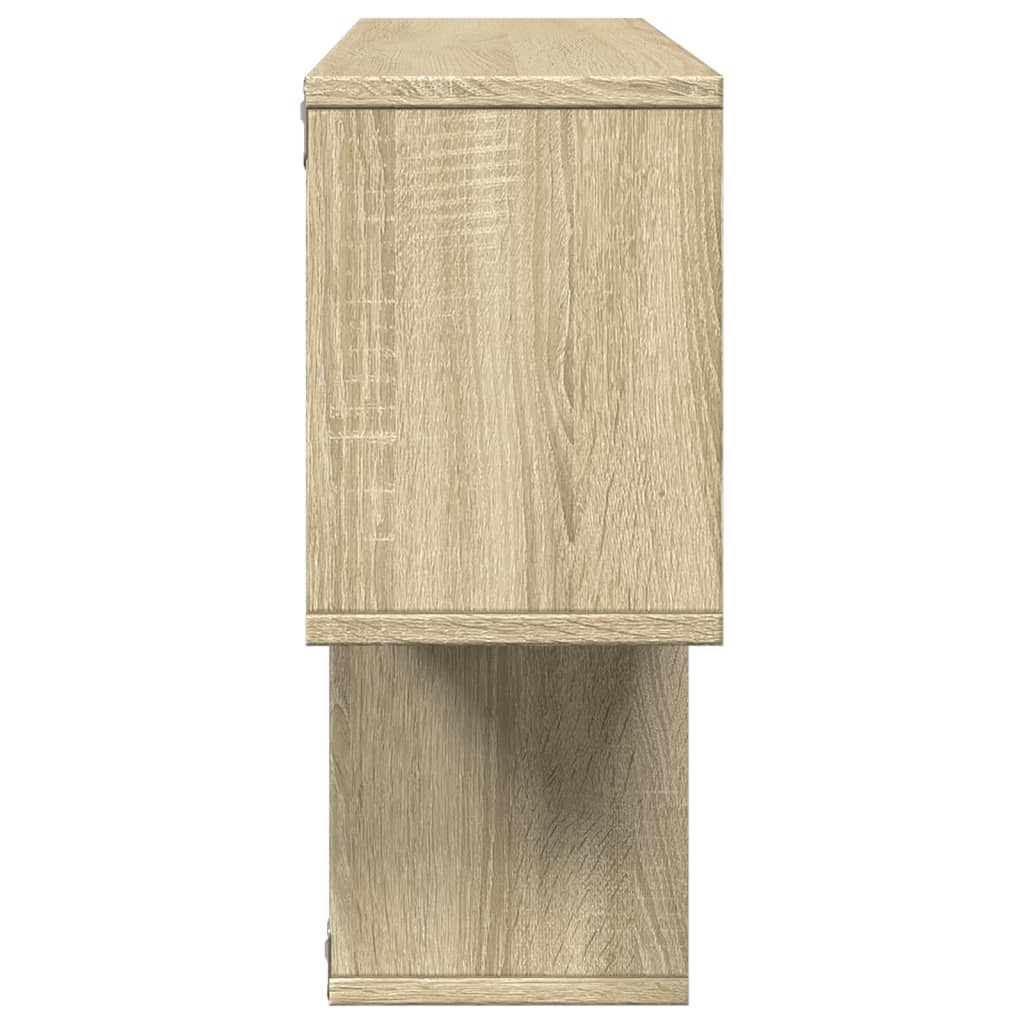 vidaXL Raft de perete, stejar sonoma, 100x20x53 cm, lemn prelucrat