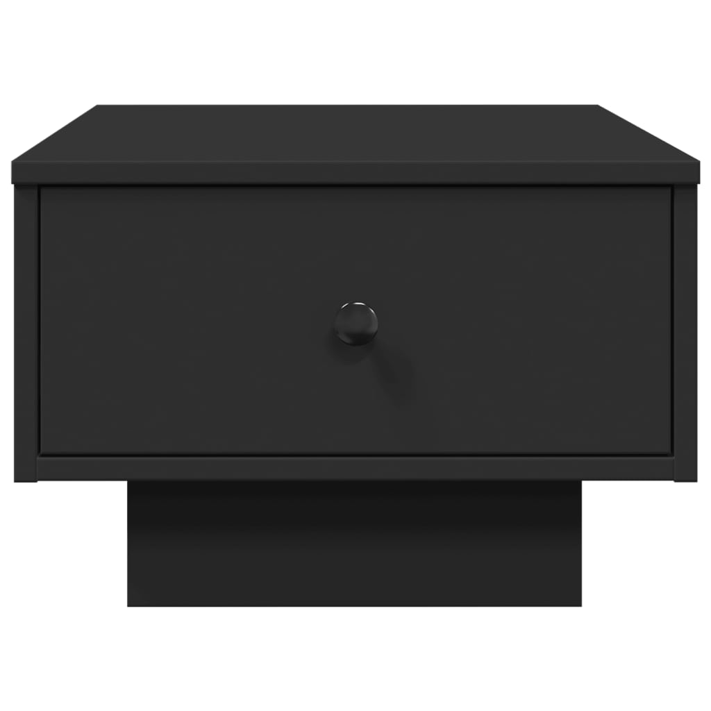 vidaXL Masă de cafea, negru, 60x45x31 cm, lemn prelucrat