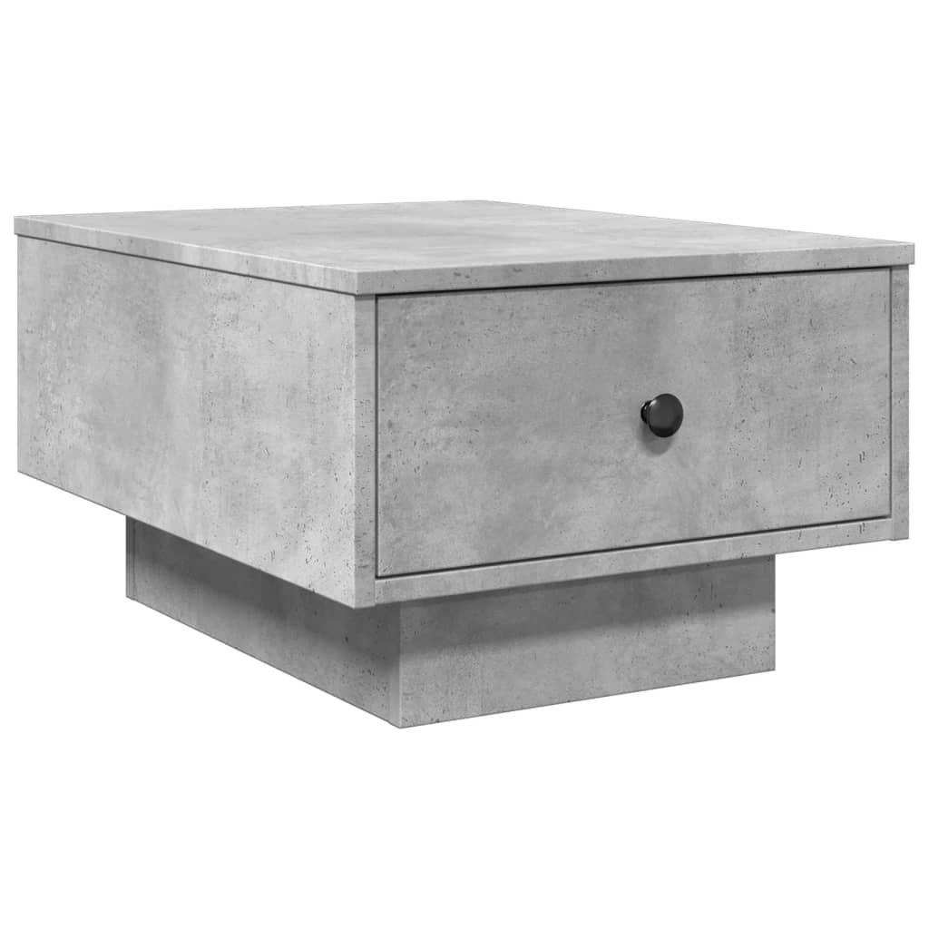 vidaXL Măsuță de cafea, gri beton, 60x45x31 cm, lemn prelucrat vidaXL Măsuță de cafea, gri beton, 60x45x31 cm, lemn prelucrat