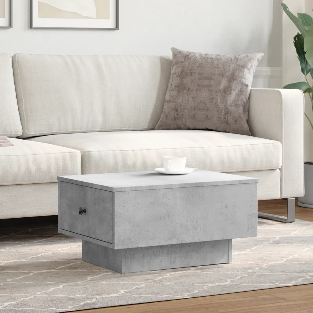 vidaXL Măsuță de cafea, gri beton, 60x45x31 cm, lemn prelucrat vidaXL Măsuță de cafea, gri beton, 60x45x31 cm, lemn prelucrat