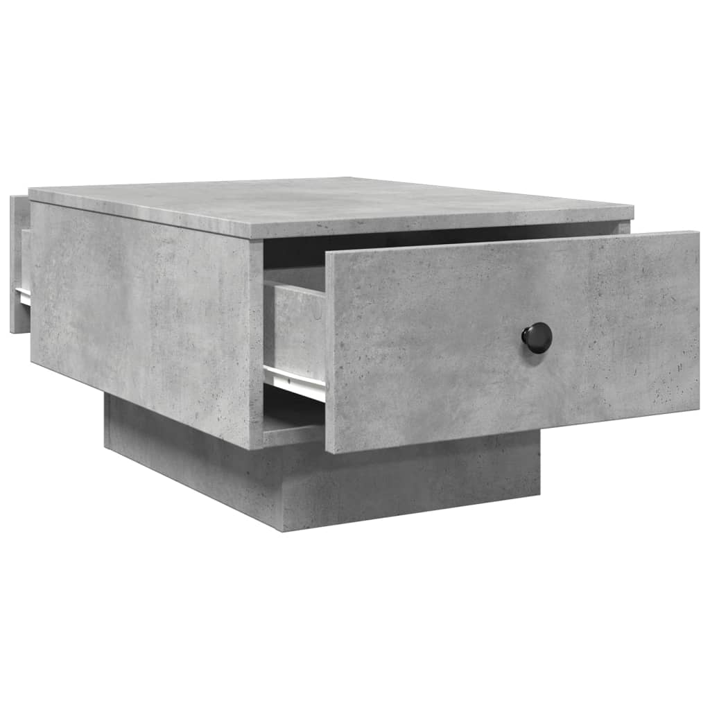vidaXL Măsuță de cafea, gri beton, 60x45x31 cm, lemn prelucrat vidaXL Măsuță de cafea, gri beton, 60x45x31 cm, lemn prelucrat
