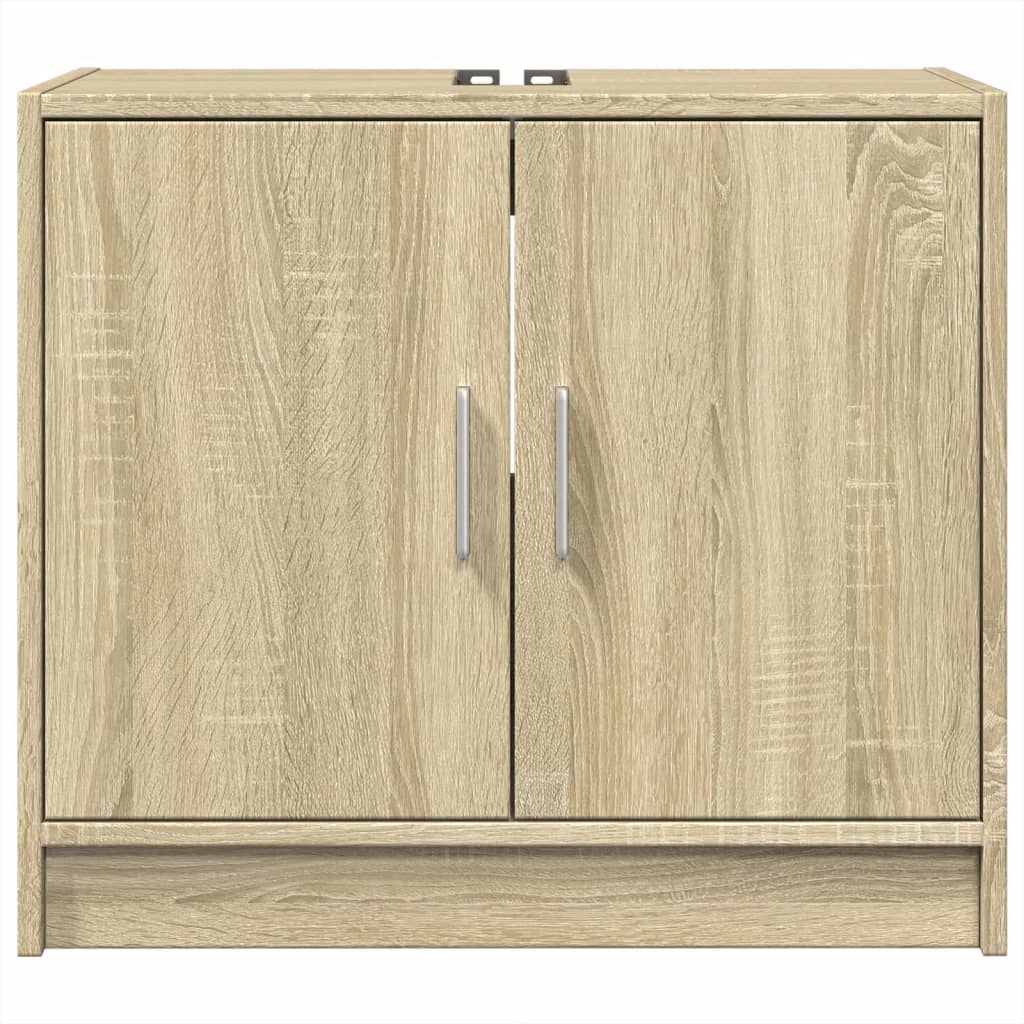 vidaXL Dulap de chiuvetă, stejar sonoma, 63x29x55cm, lemn prelucrat vidaXL Dulap de chiuvetă, stejar sonoma, 63x29x55cm, lemn prelucrat