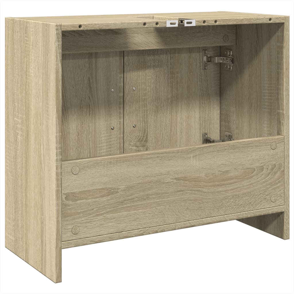 vidaXL Dulap de chiuvetă, stejar sonoma, 63x29x55cm, lemn prelucrat vidaXL Dulap de chiuvetă, stejar sonoma, 63x29x55cm, lemn prelucrat