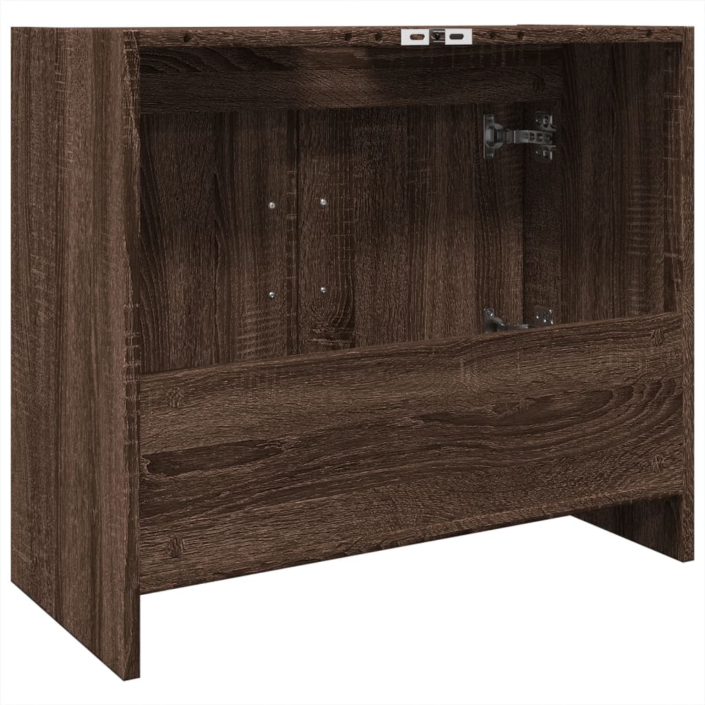 vidaXL Dulap de chiuvetă, stejar maro, 63x29x55 cm, lemn prelucrat vidaXL Dulap de chiuvetă, stejar maro, 63x29x55 cm, lemn prelucrat