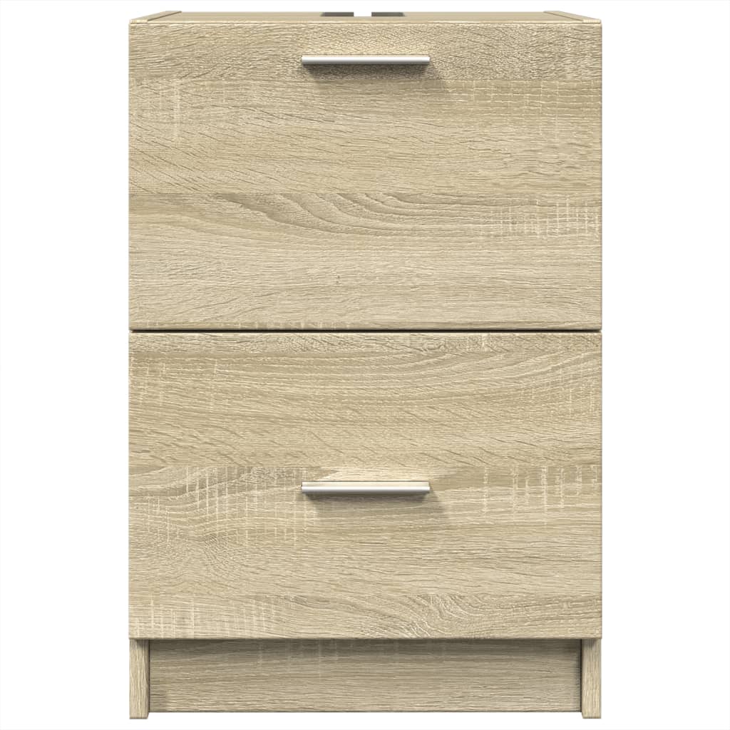 vidaXL Dulap de chiuvetă, stejar sonoma, 40x37x59 cm, lemn prelucrat vidaXL Dulap de chiuvetă, stejar sonoma, 40x37x59 cm, lemn prelucrat