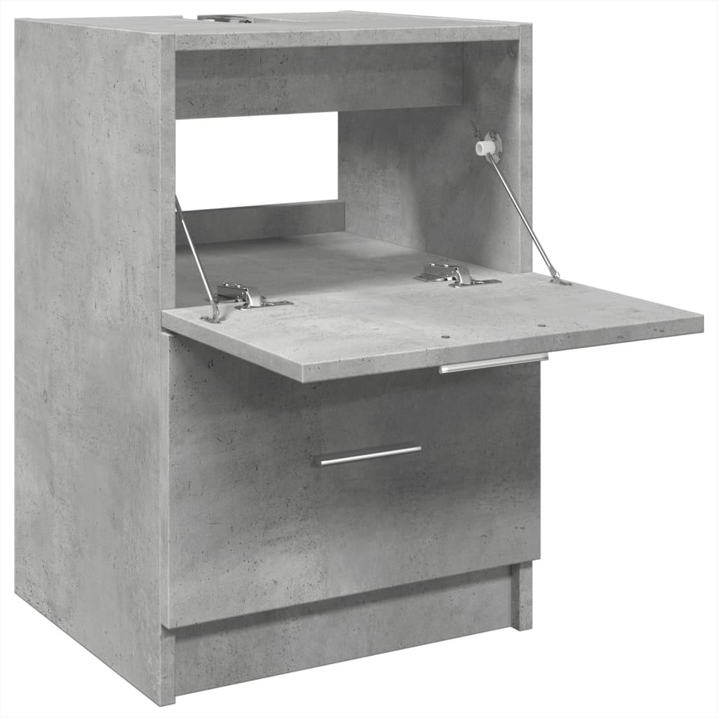vidaXL Dulap de chiuvetă, gri beton, 40x37x59 cm, lemn prelucrat vidaXL Dulap de chiuvetă, gri beton, 40x37x59 cm, lemn prelucrat