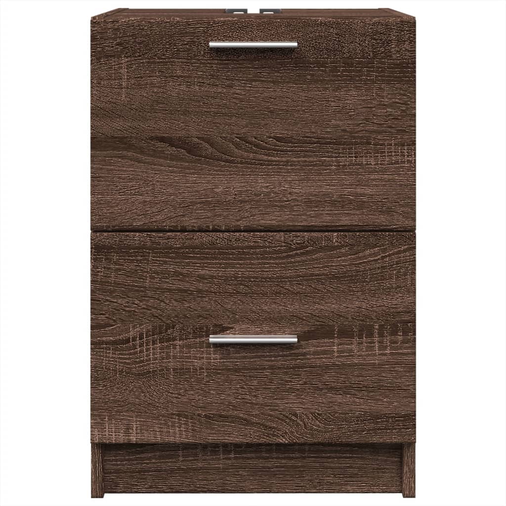 vidaXL Dulap de chiuvetă, stejar maro, 40x37x59 cm, lemn prelucrat vidaXL Dulap de chiuvetă, stejar maro, 40x37x59 cm, lemn prelucrat