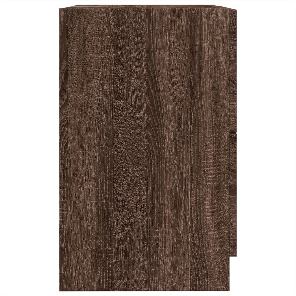 vidaXL Dulap de chiuvetă, stejar maro, 40x37x59 cm, lemn prelucrat vidaXL Dulap de chiuvetă, stejar maro, 40x37x59 cm, lemn prelucrat