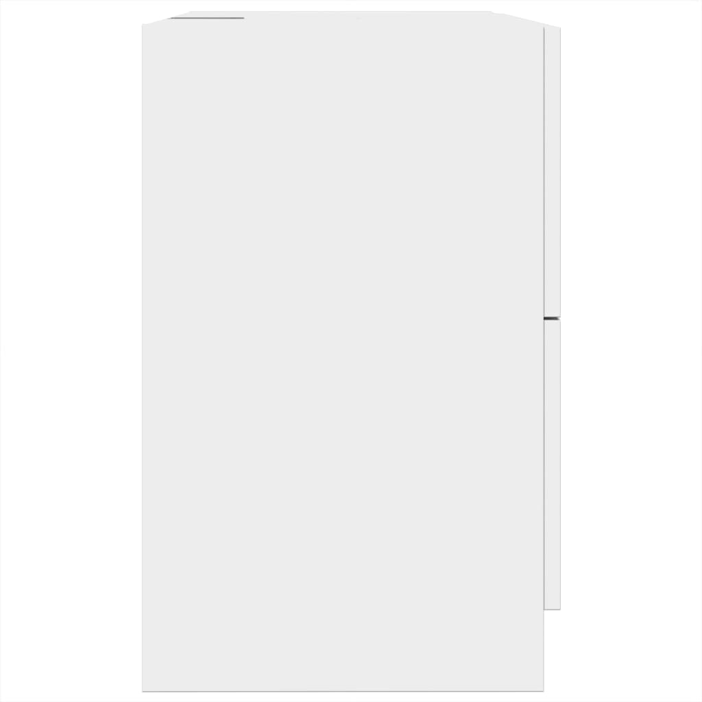 vidaXL Dulap de chiuvetă, alb, 59x37x59 cm, lemn prelucrat vidaXL Dulap de chiuvetă, alb, 59x37x59 cm, lemn prelucrat