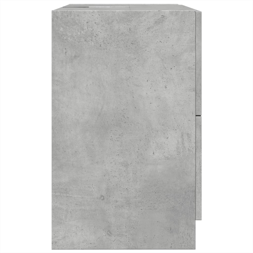 vidaXL Dulap de chiuvetă, gri beton, 59x37x59 cm, lemn prelucrat vidaXL Dulap de chiuvetă, gri beton, 59x37x59 cm, lemn prelucrat