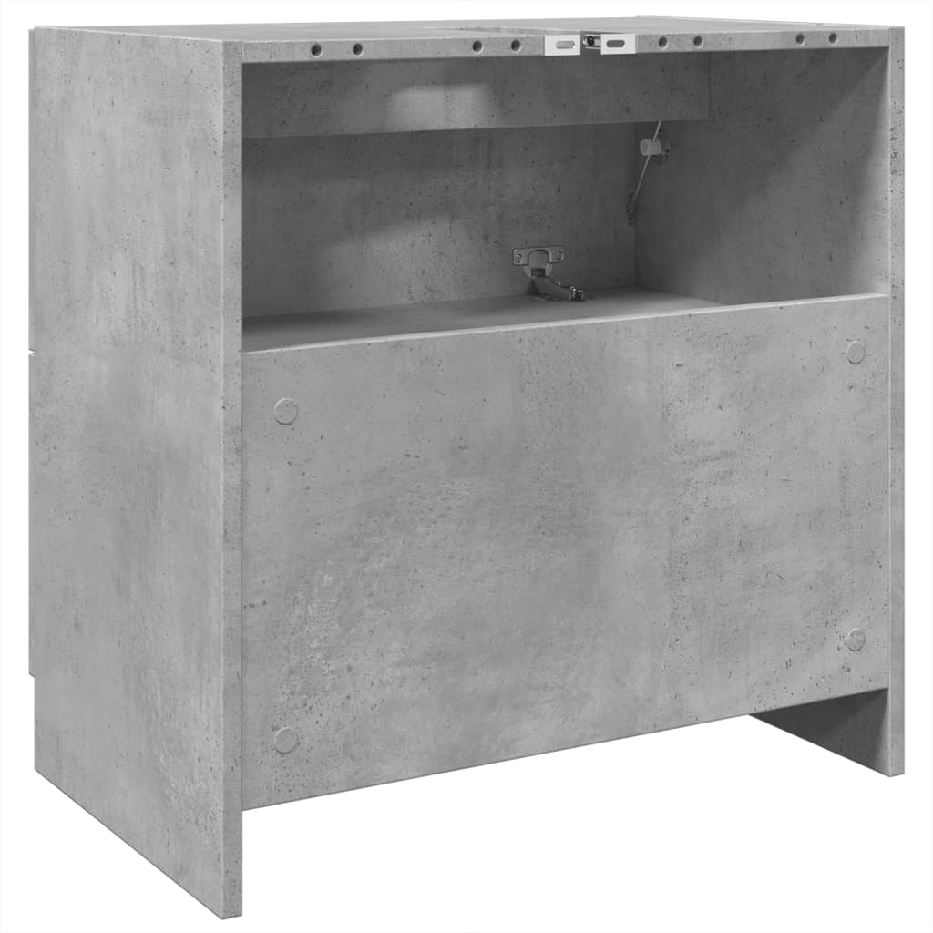 vidaXL Dulap de chiuvetă, gri beton, 59x37x59 cm, lemn prelucrat vidaXL Dulap de chiuvetă, gri beton, 59x37x59 cm, lemn prelucrat