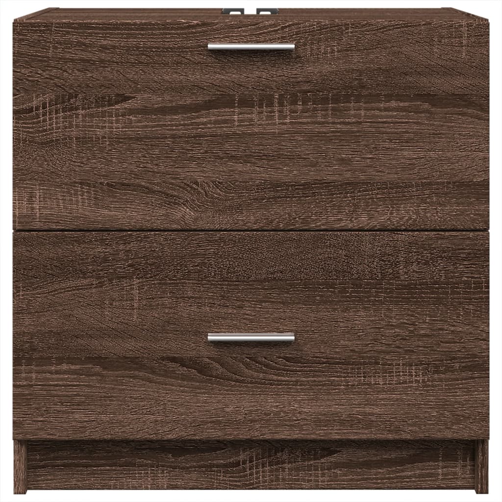 vidaXL Dulap de chiuvetă, stejar maro, 59x37x59 cm, lemn prelucrat vidaXL Dulap de chiuvetă, stejar maro, 59x37x59 cm, lemn prelucrat